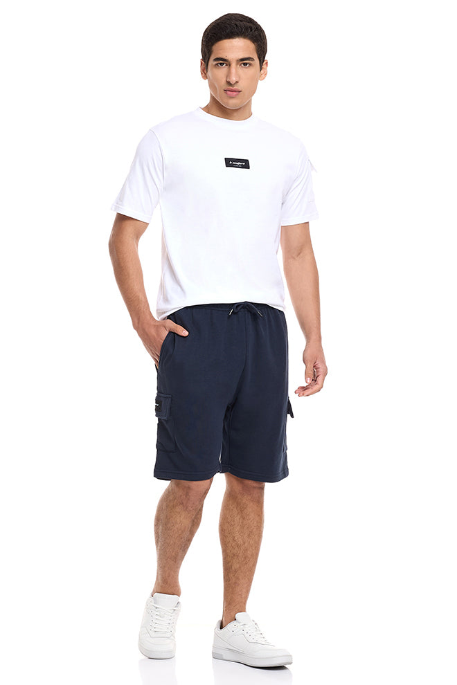 Hampden T-Shirt & Short Set - White/Navy