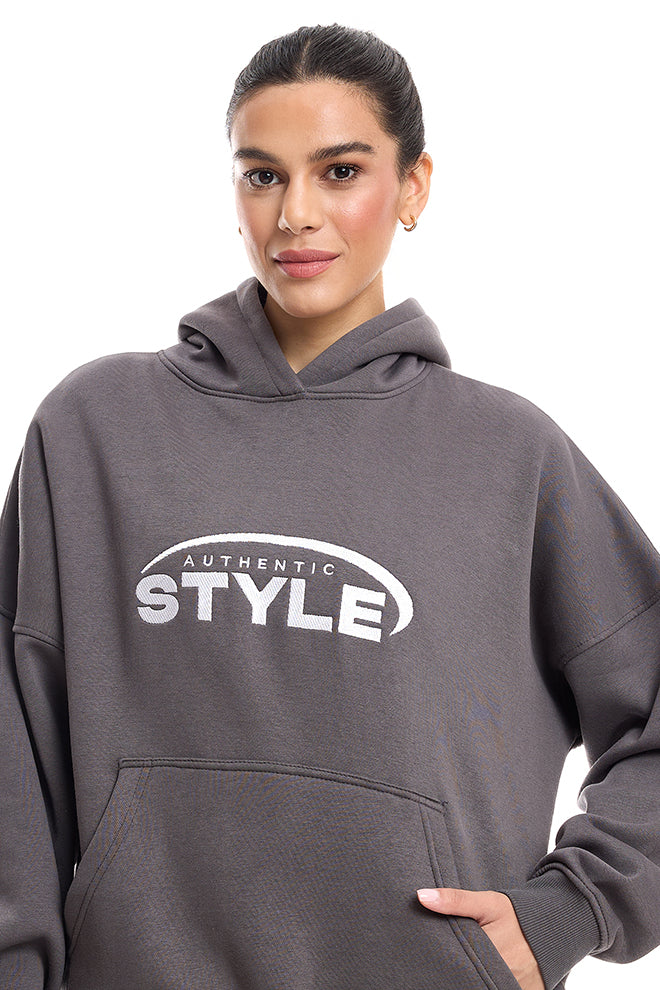 JBR Authentic Style Hoodie - Charcoal
